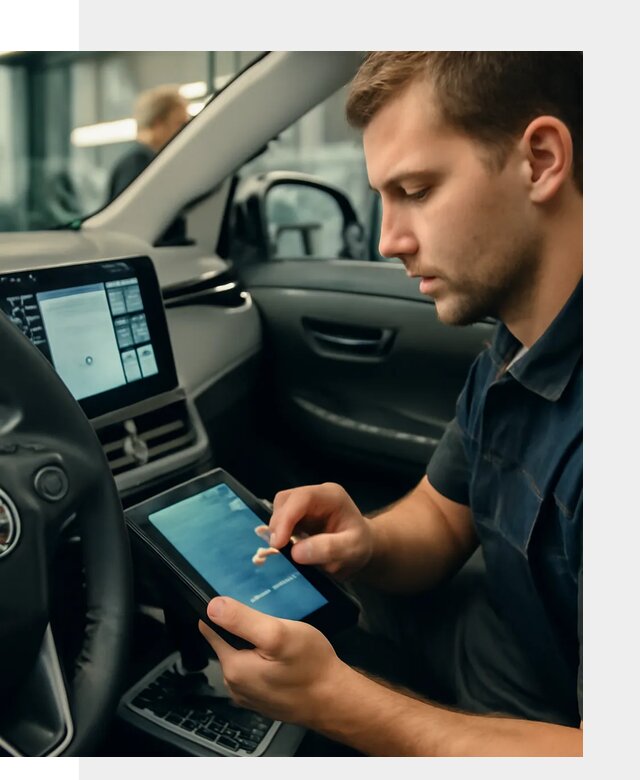 Установка приложений Toyota на мультимедиа в Щекине